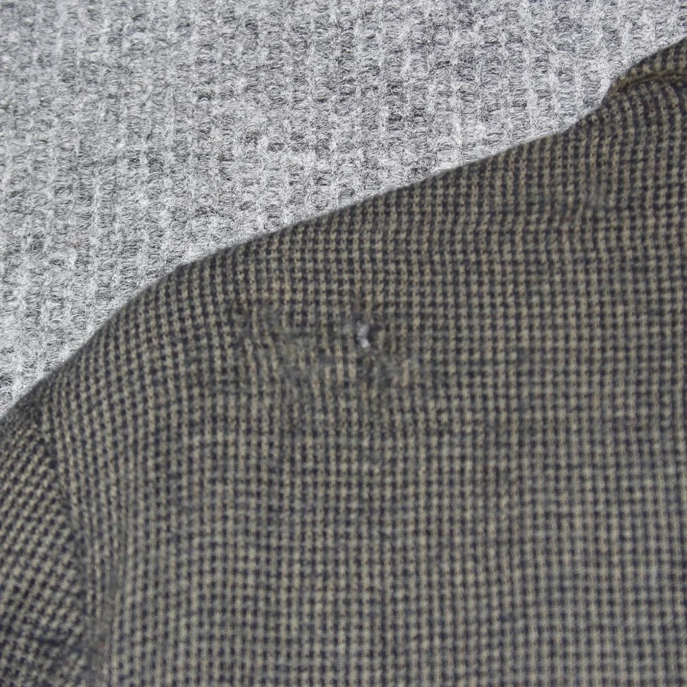 Oscar de la Renta Men's 40L 100% Wool Houndstooth Blazer Jacket Made in Colombia